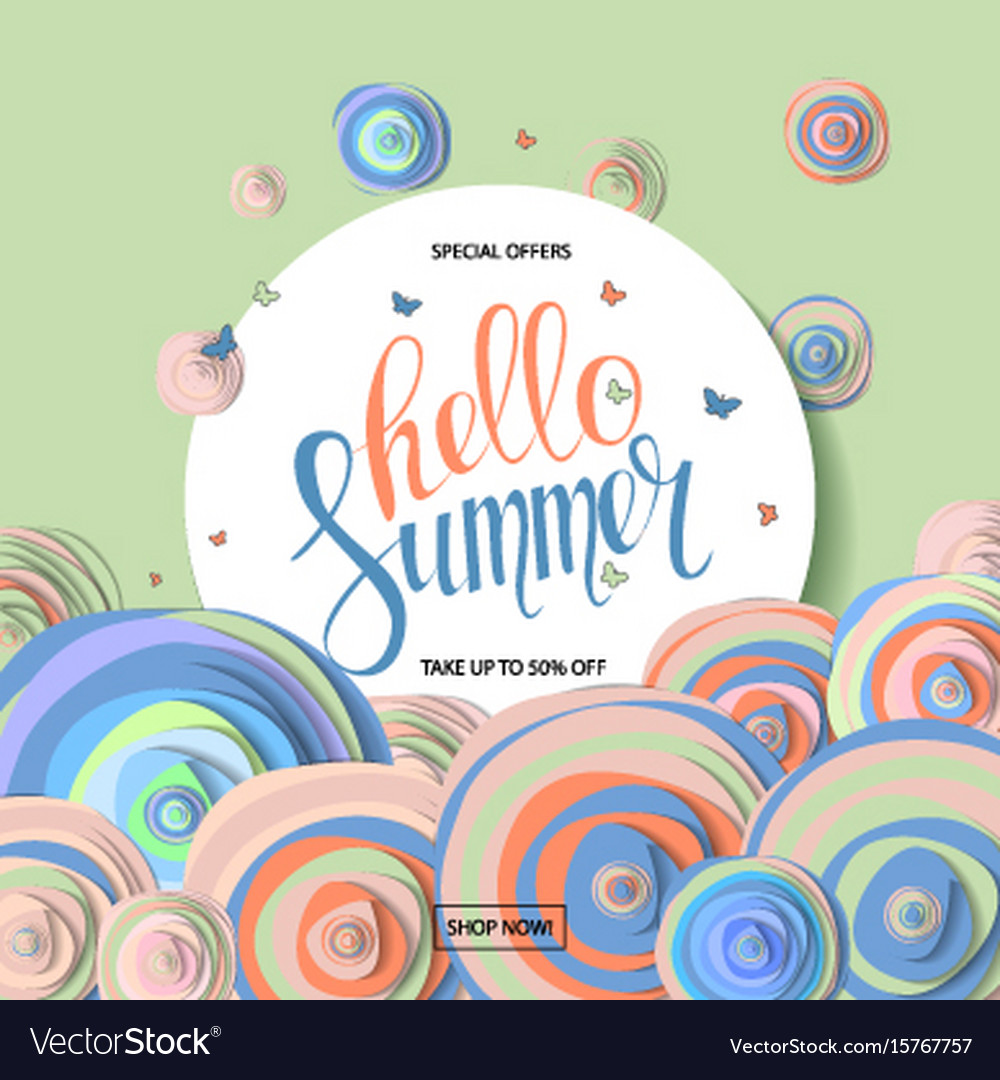 Sommer Verkauf Banner Design