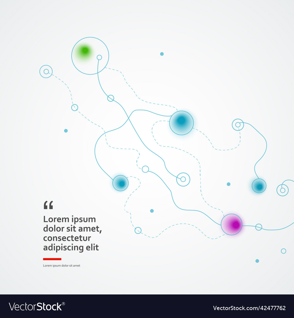 Abstract graphic design with connection background