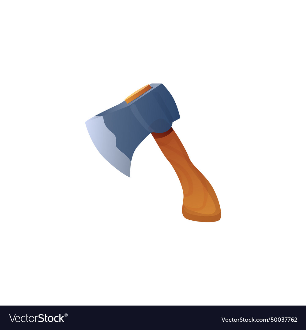 Axe game design ui element flat style