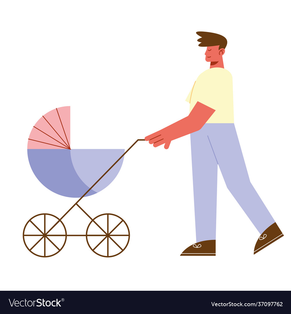 Dad with cart