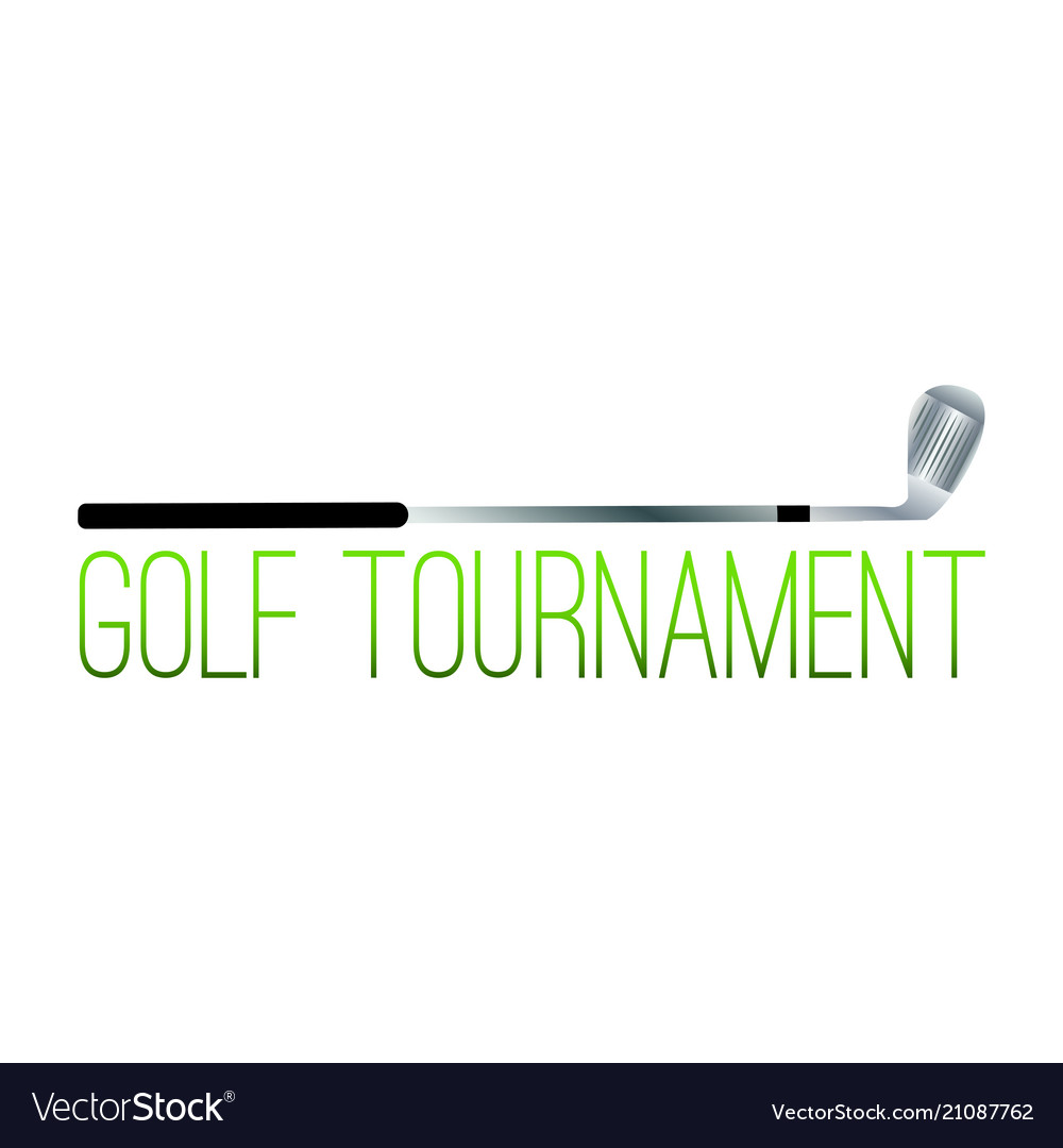 Golf tournament label