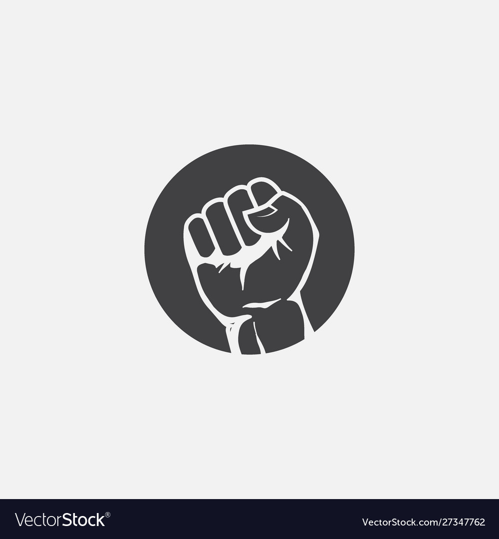 Hand power sign Royalty Free Vector Image - VectorStock