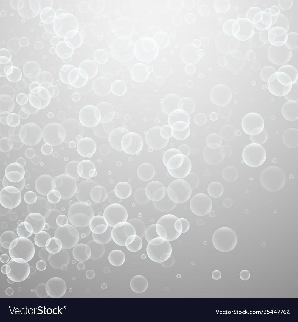 Random soap bubbles abstract background blowing b vector image Random soap bubbles abstract background blowing b