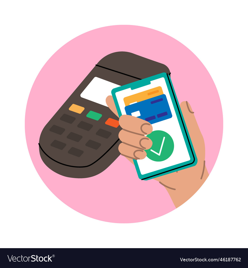 Smartphone payment with pos terminal mobile