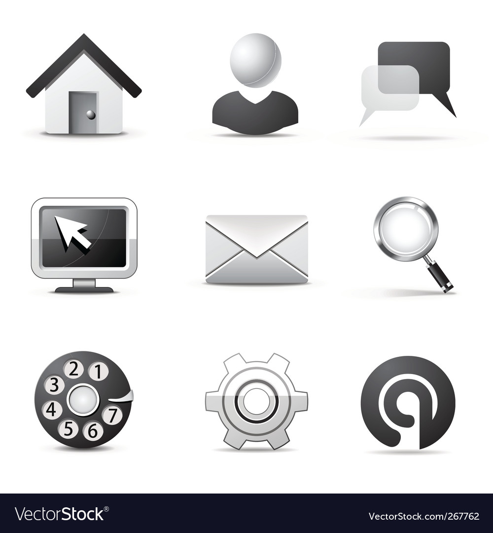Web Icon Set - Monochrome