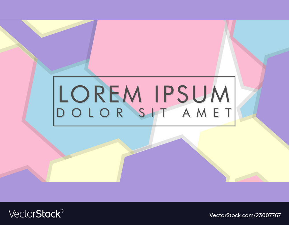 Abstract colorful hexagon background vector image Abstract colorful hexagon background