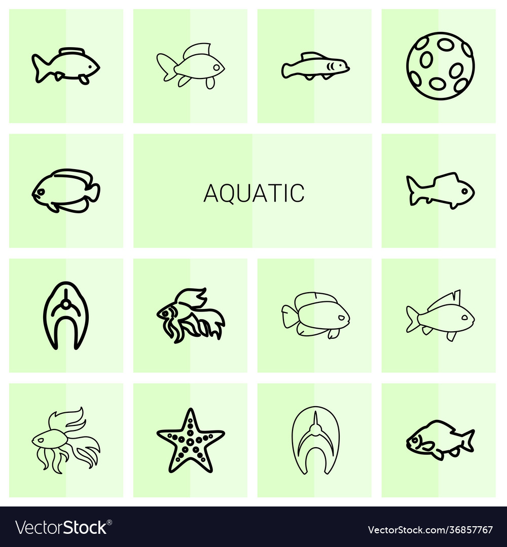 Aquatic icons