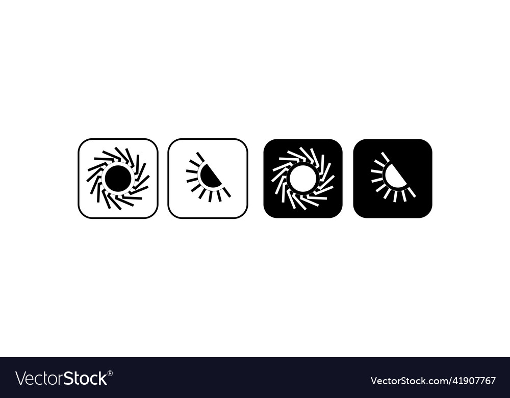 Day night switch mobile app interface design