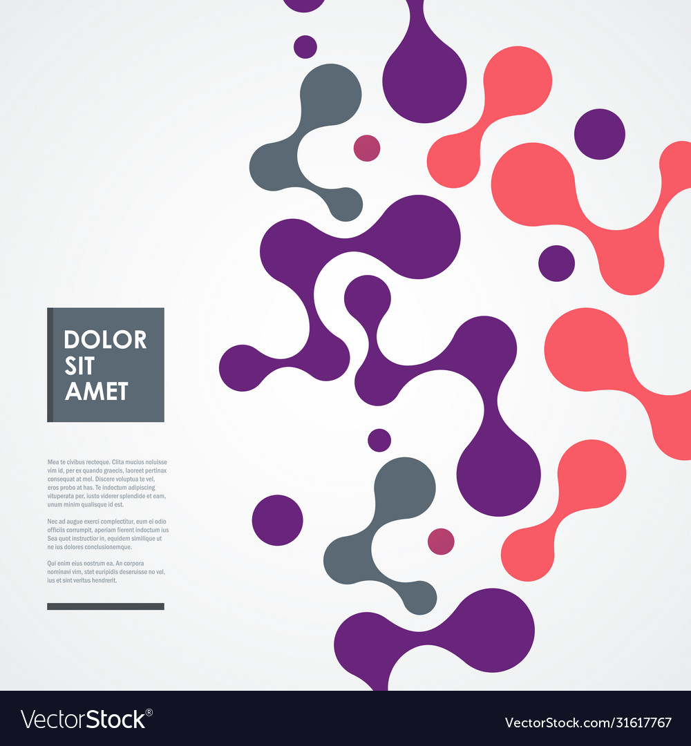 Design connect with abstract shapes