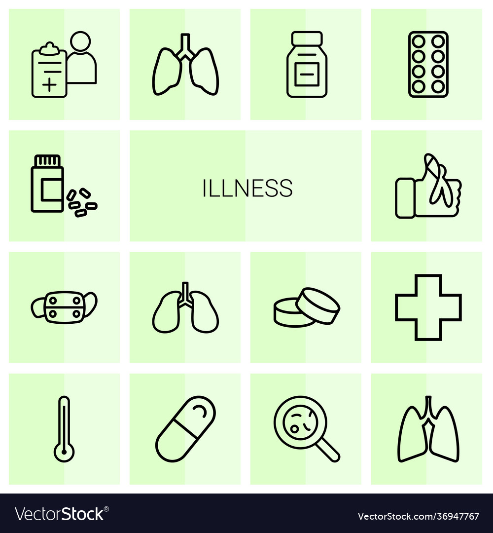 Illness icons