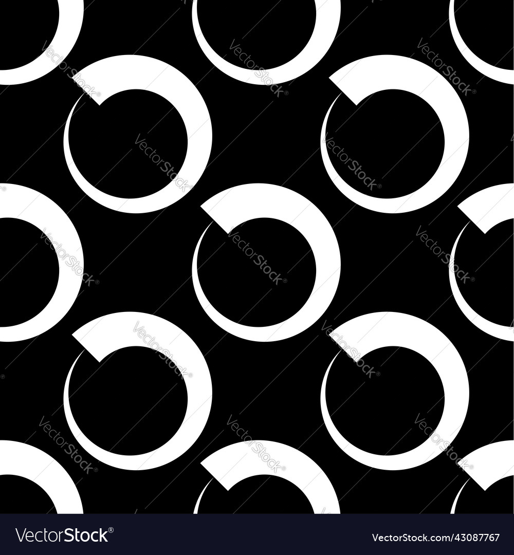 Irregular geometric circles seamlessly repeatable vector image Irregular geometric circles seamlessly repeatable