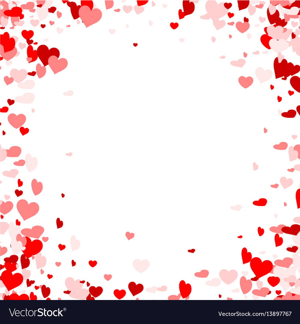 Love valentines background with hearts Royalty Free Vector