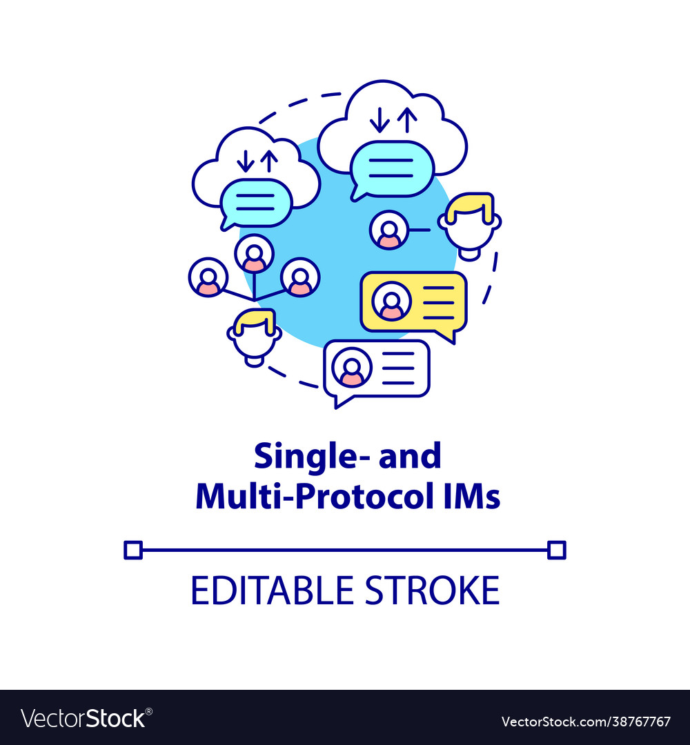 Messaging Protocol Concept Icon