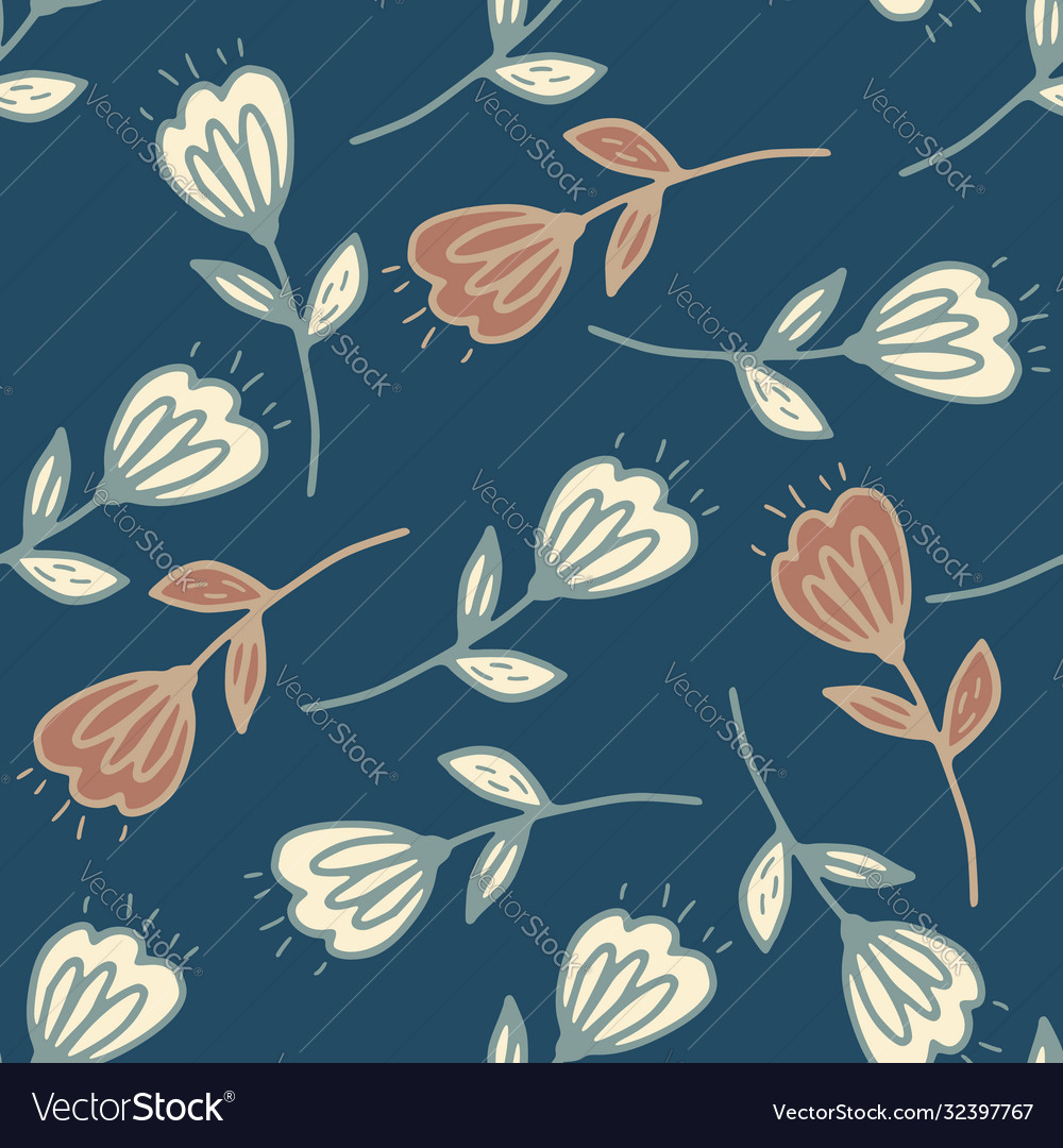 Random seamless pattern with beige and pastel