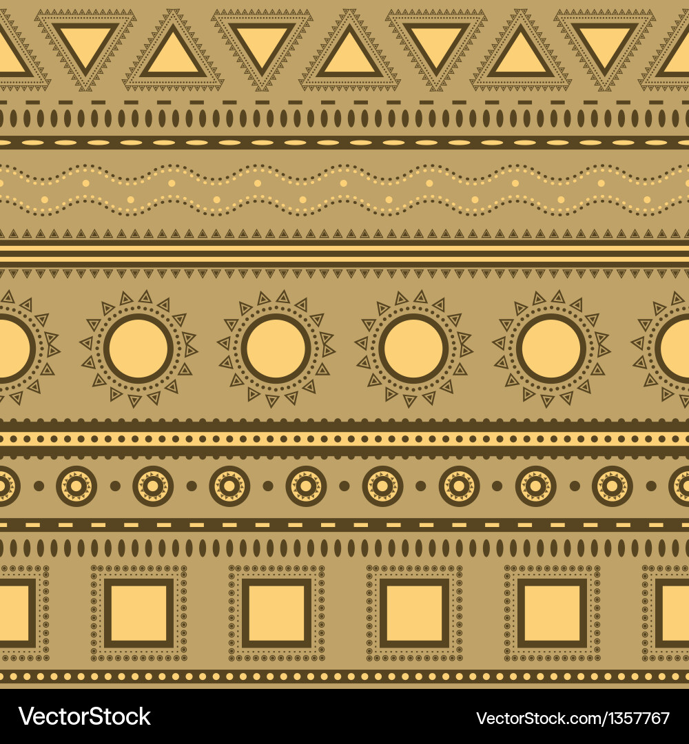 Tribal aztec seamless pattern Royalty Free Vector Image