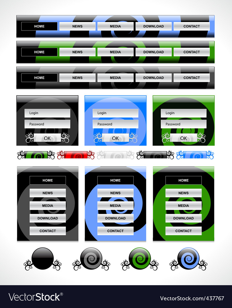 Web elements pack