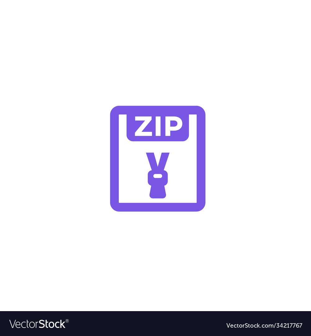 Zip file archive icon