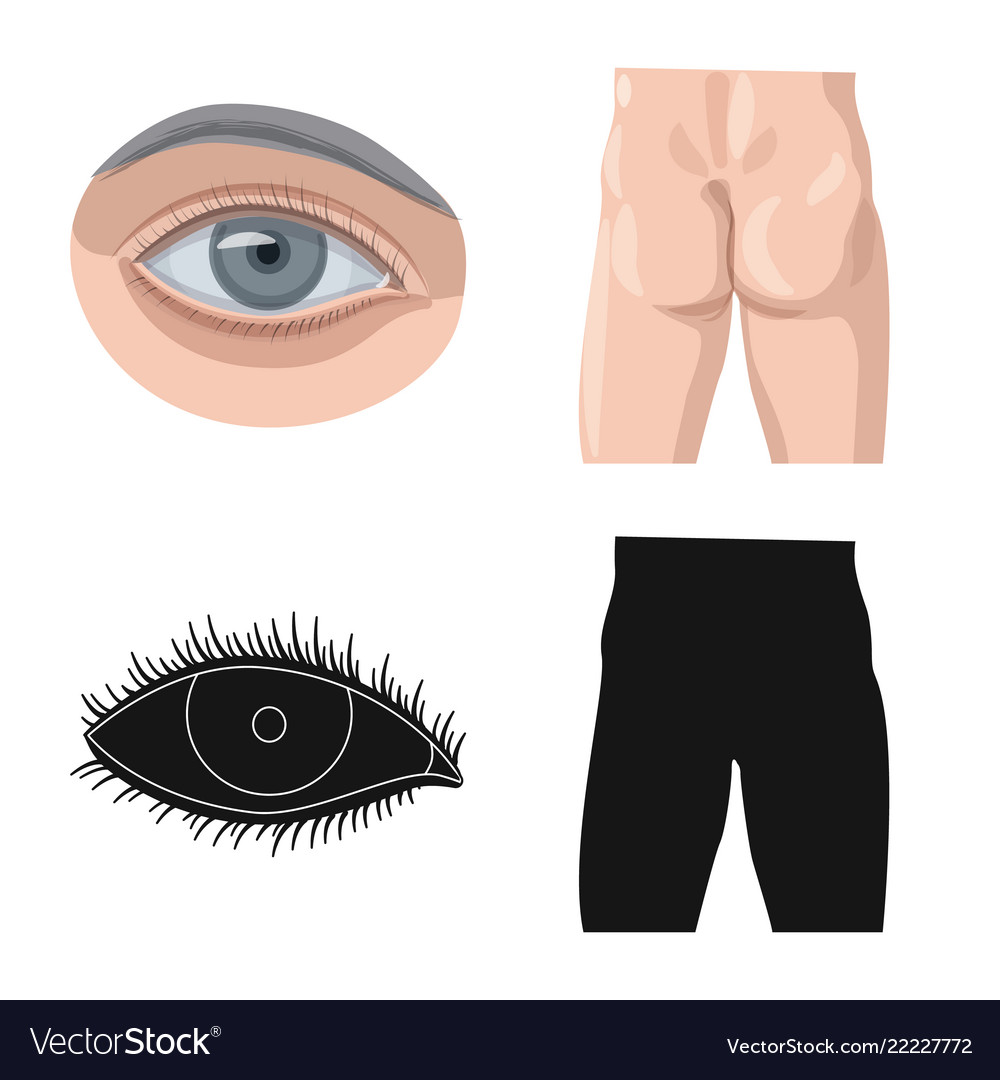 Design of human and part icon set