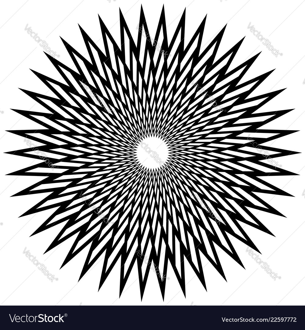 Geometric spirally element - abstract