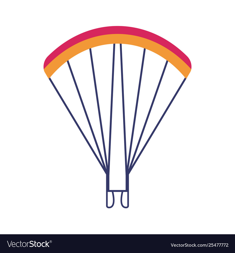 Paragliding Parachute Symbol