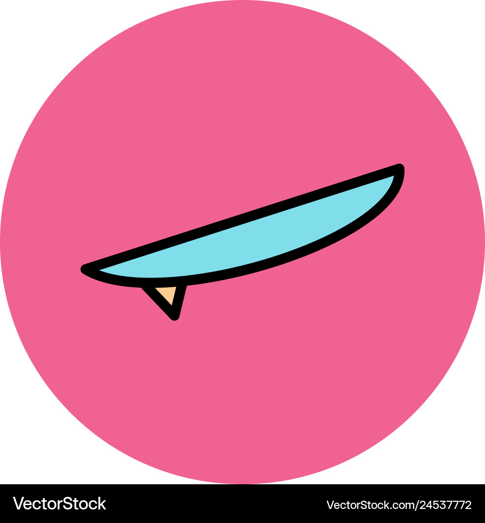 Surf icon Royalty Free Vector Image - VectorStock