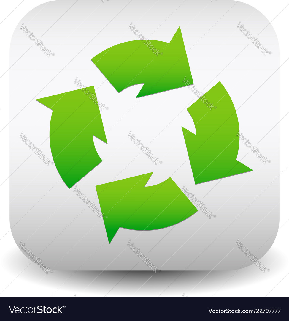 Circular arrow icon vector image Circular arrow icon