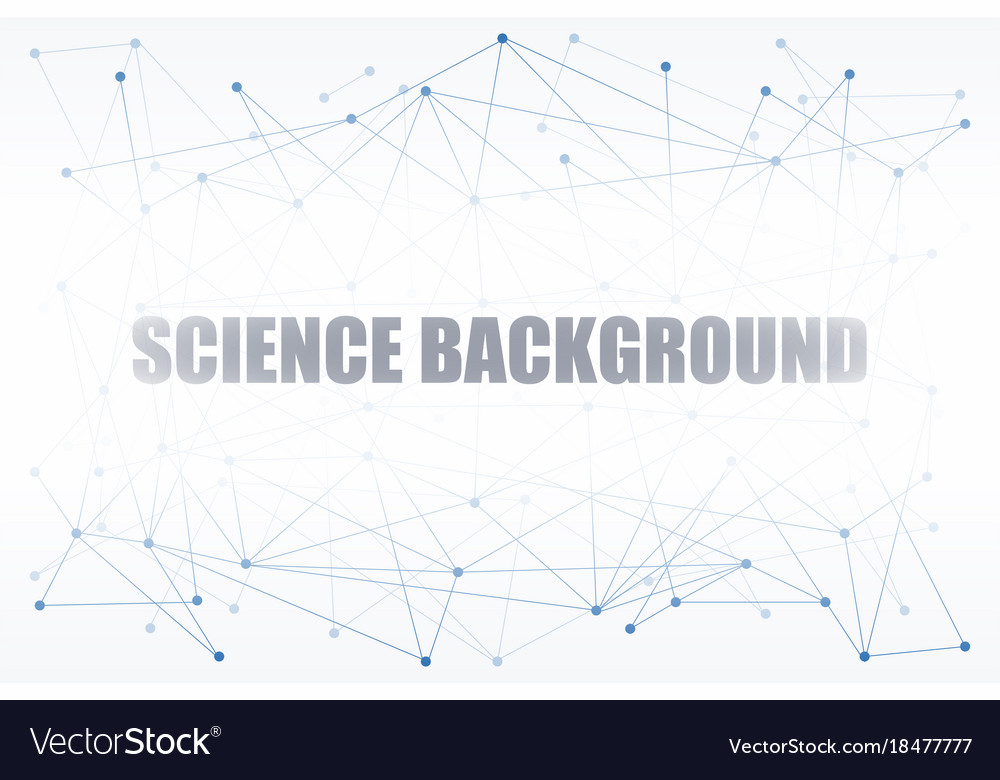 Digital background of science or blockchain