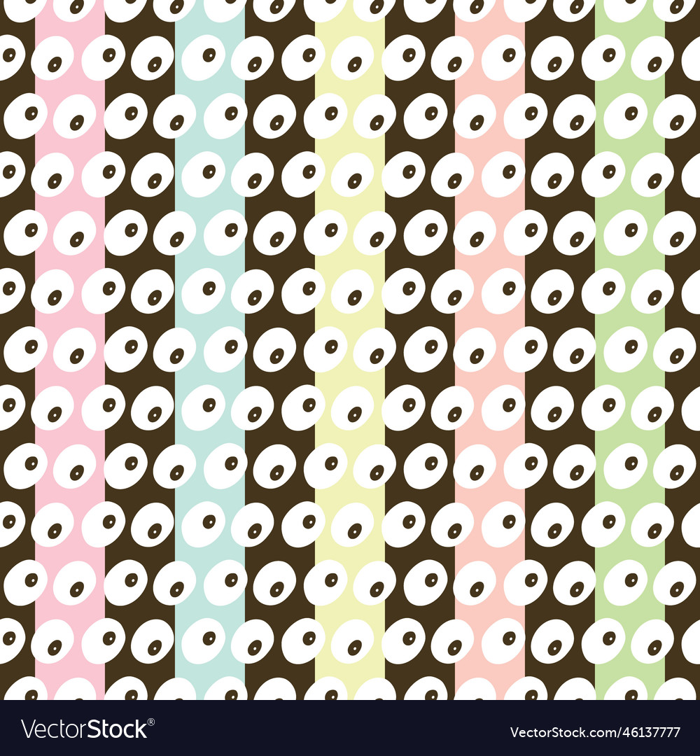 Fun abstract colorful stripes seamless pattern vector image Fun abstract colorful stripes seamless pattern