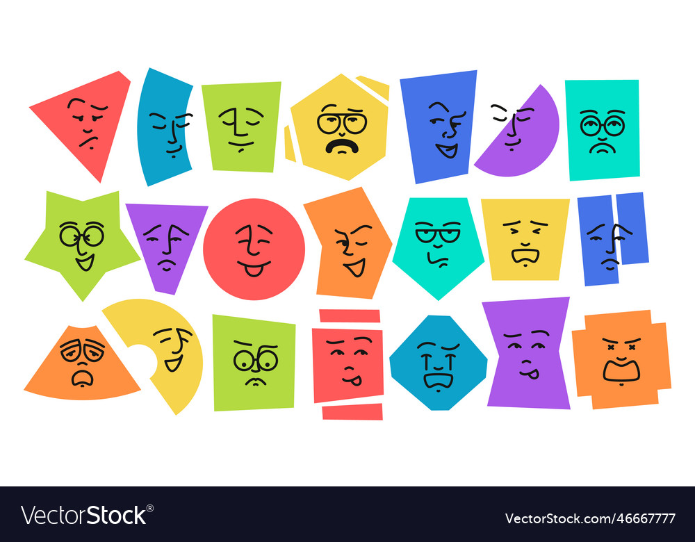 geometric-shapes-with-emotions-abstract-basic-vector-image