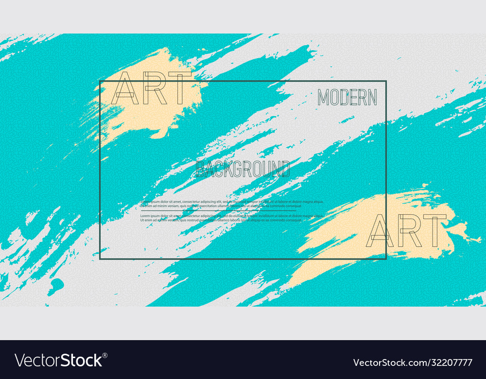Grunge paint brush background watercolor vector image Grunge paint brush background watercolor