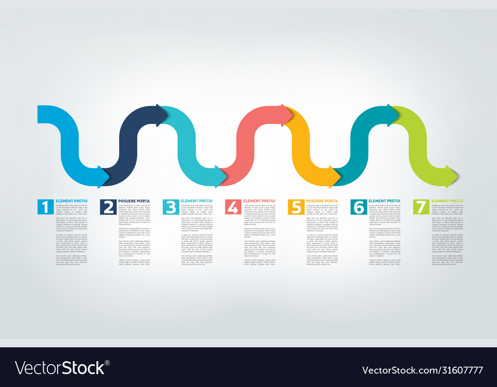 Infographic timeline report template chart scheme