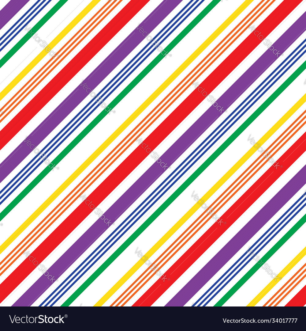Rainbow stripe seamless pattern background