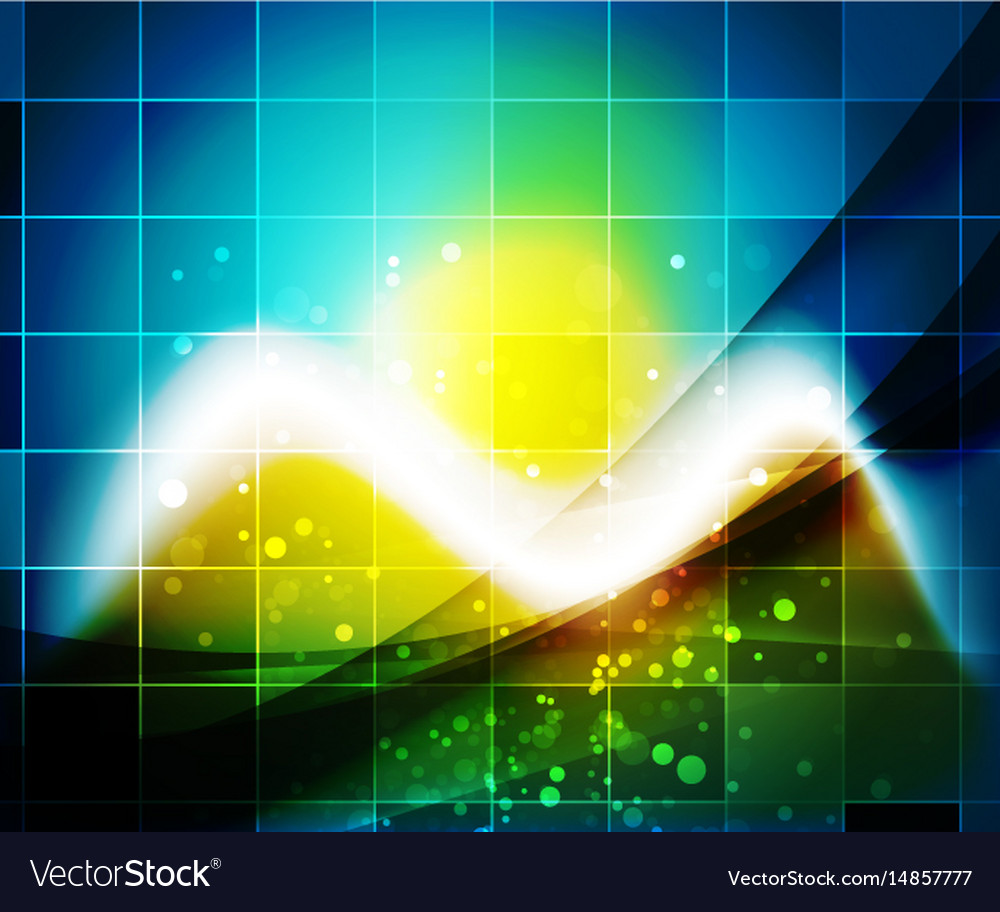 Shiny wave magicabstract background