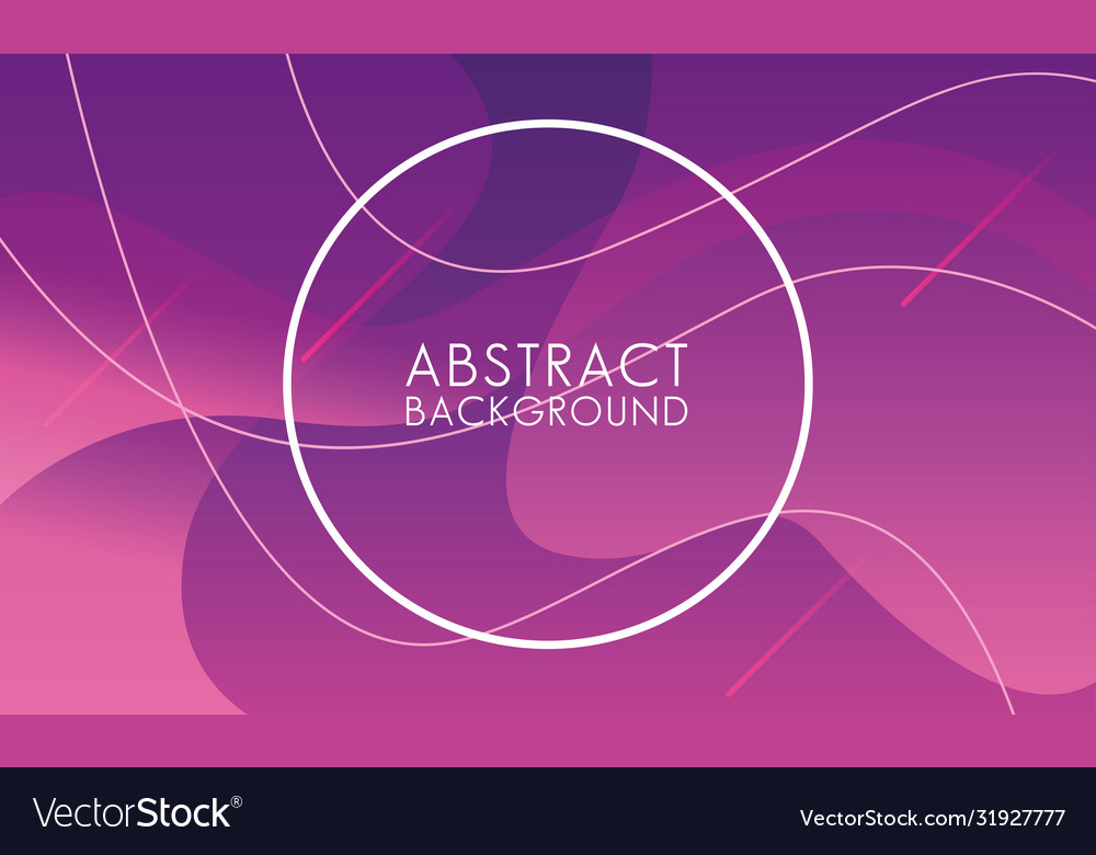 Vivid colors and fluids with circular frame