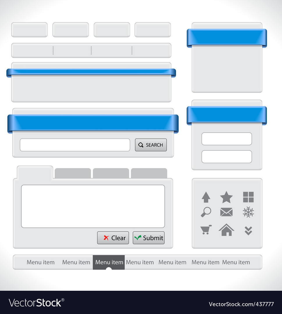 Web UI Elements Collection