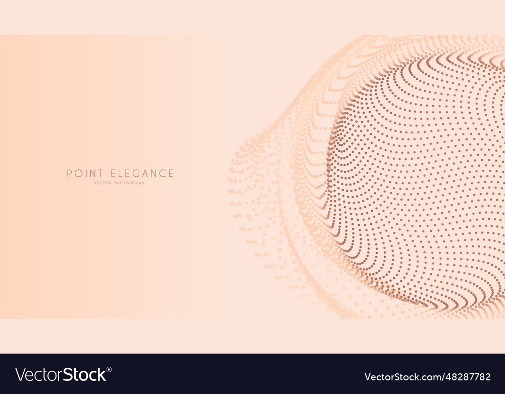 Abstract Glitch Point Sphere Background