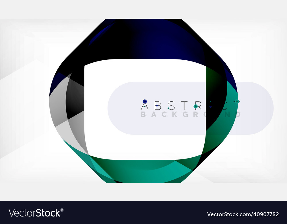 Abstrakte quadratische Form mit überlappenden Wellen vector image Abstrakte quadratische Form mit überlappenden Wellen