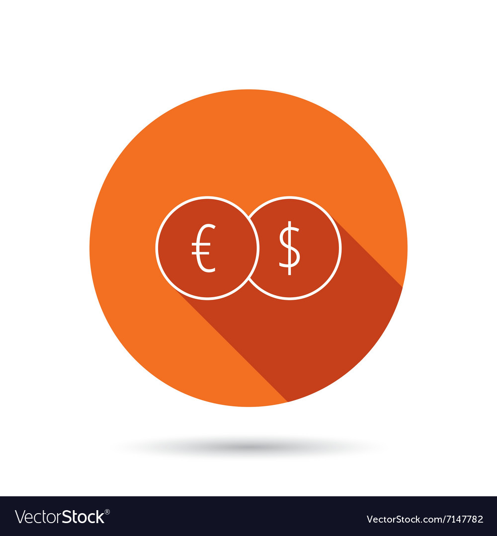 Currency Exchange Icon Banking Transfer Sign Vector Image