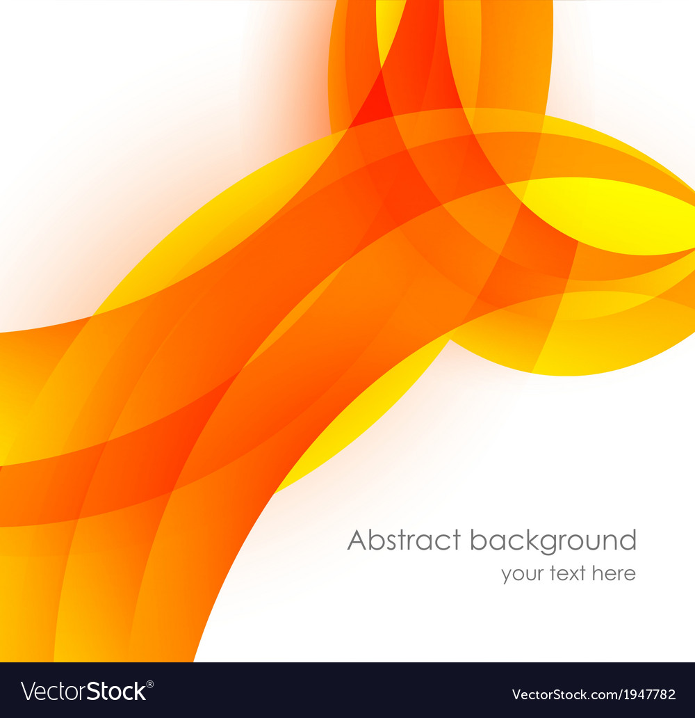 Dynamic Orange Abstract Background