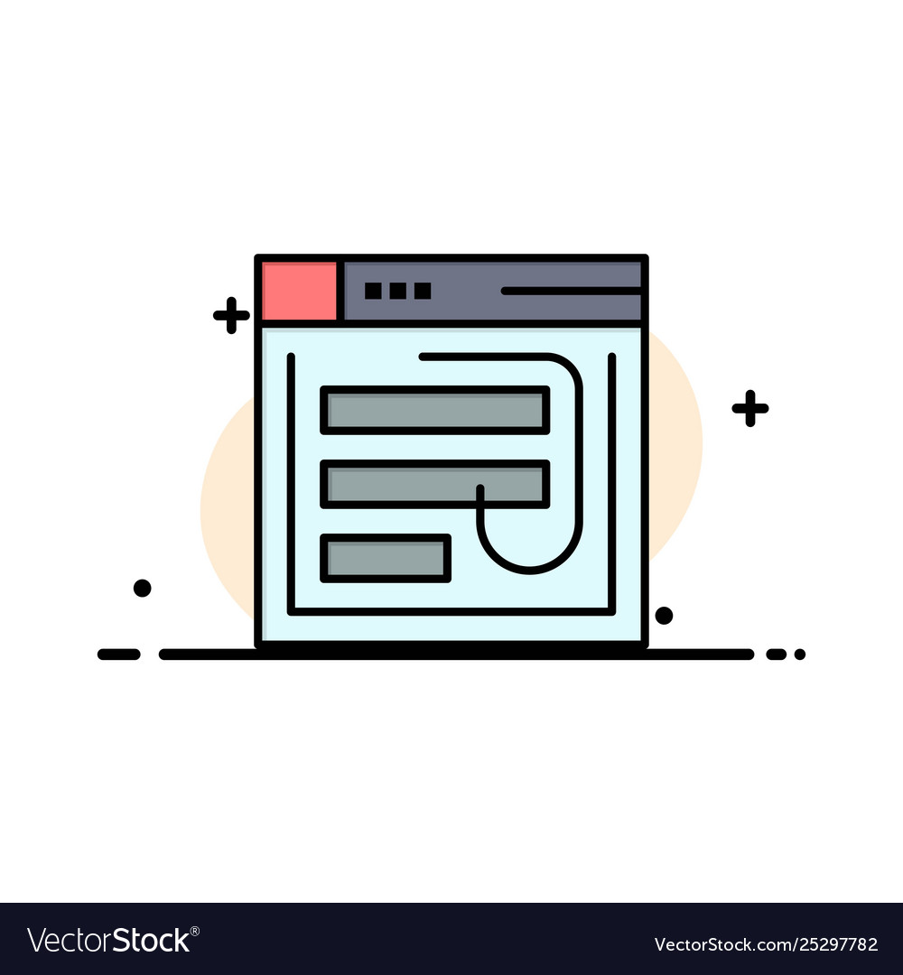 Email hack internet password phishing web website vector image Email hack internet password phishing web website