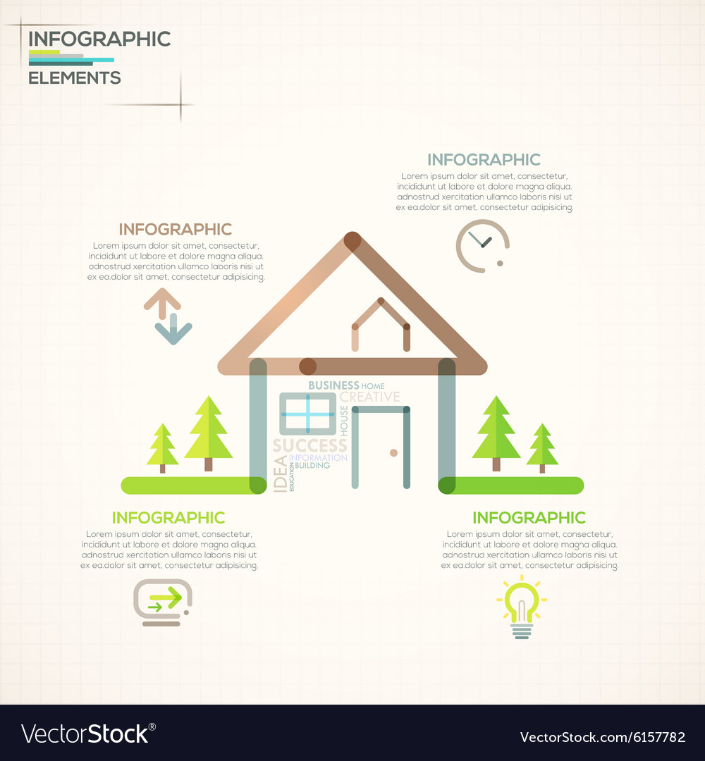 Modern Infographics Options Banner Royalty Free Vector Image