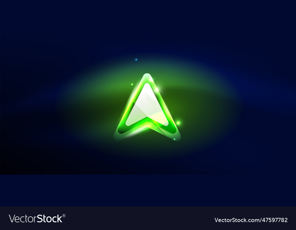 Neon speed arrow and line shapes background hi