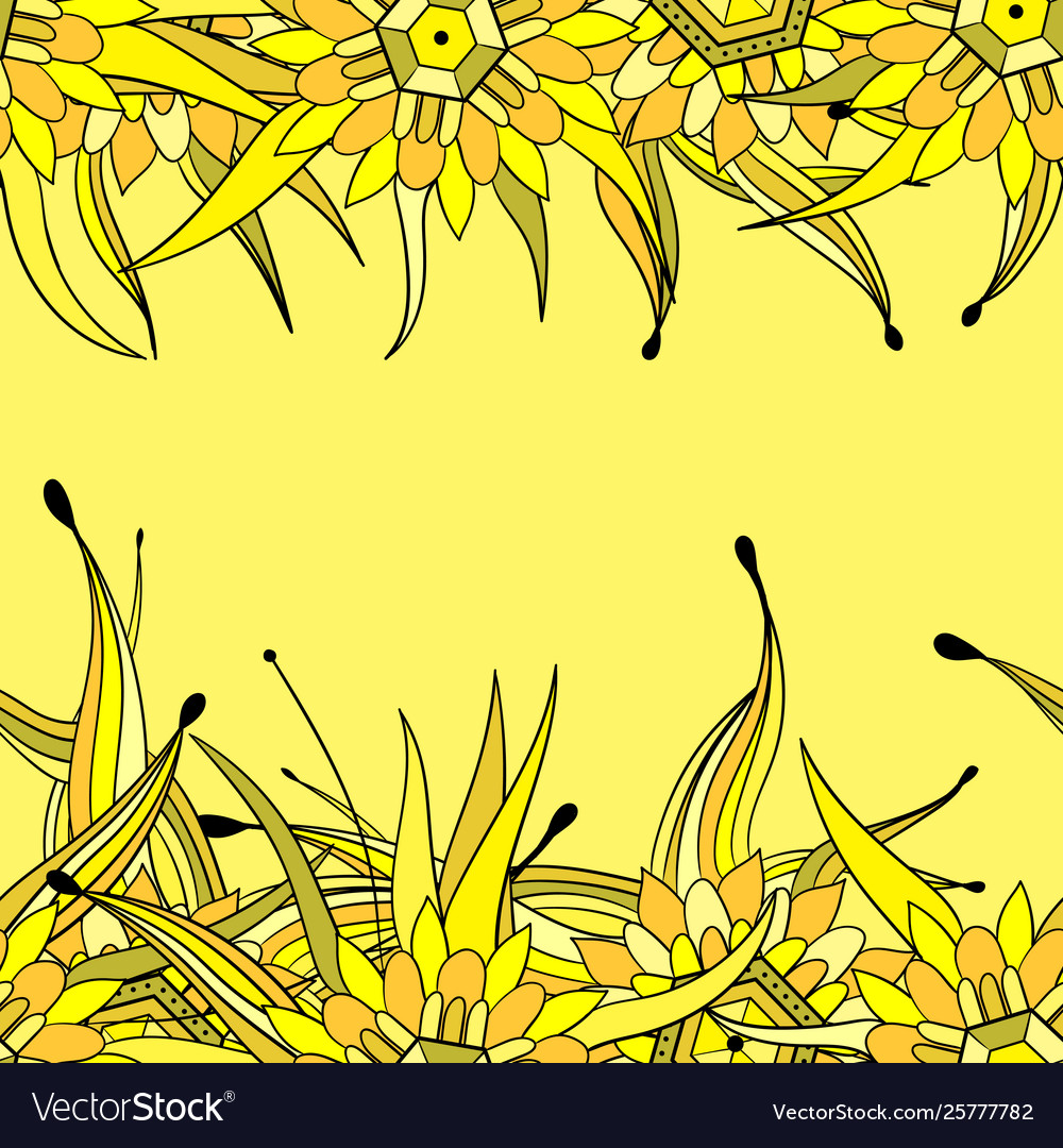 Seamless pattern background with abstract leaves