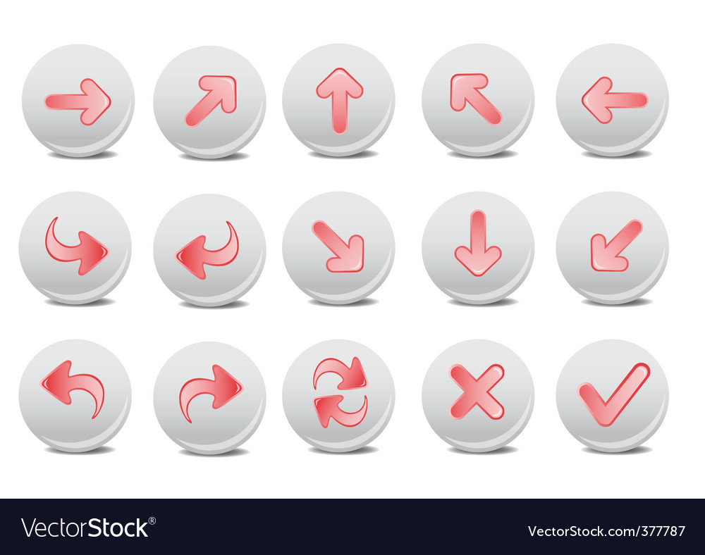 Arrow buttons