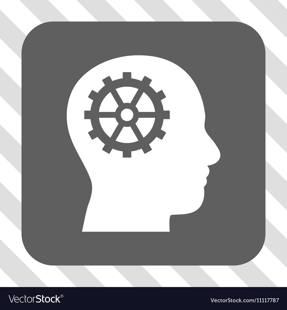 Intellect rounded square button