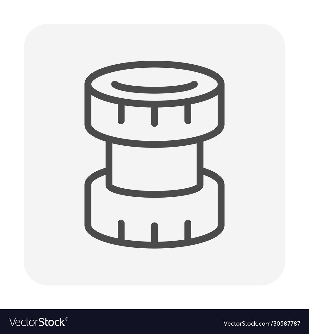 Pipe fitting part vector image Pipe fitting part