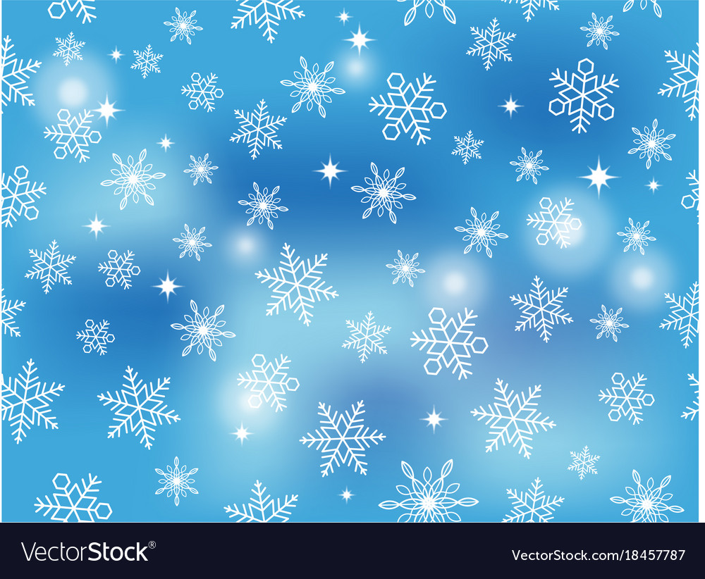 Seamless snow background Royalty Free Vector Image