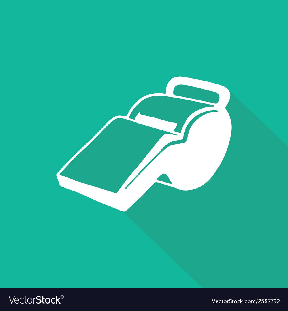 Abstract fitness object with shadow effect