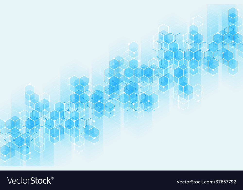 Abstract medical background and science concept