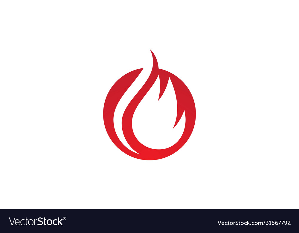 Fire flame logo template